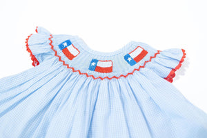 Texas Gingham Diaper Set