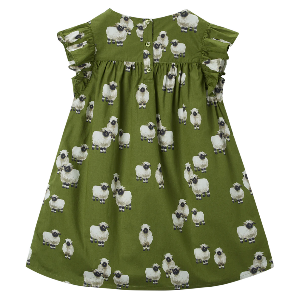 Sheep Butterfly Ruffle Dress