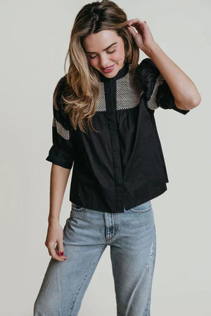 Sutton Top Black