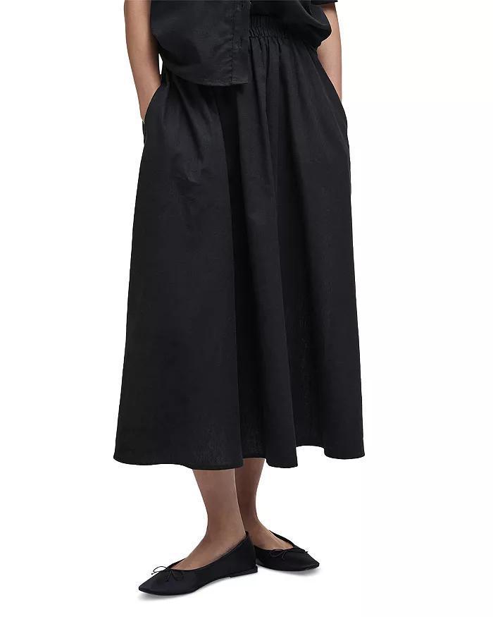Elsie Midi Skirt Black