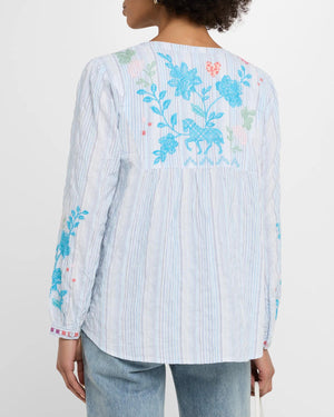 Field Henley Blouse - Petra
