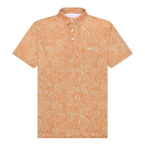 Big Bend Topo Polo Burnt Orange