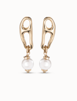 Yolo Gold Pearl Earrings