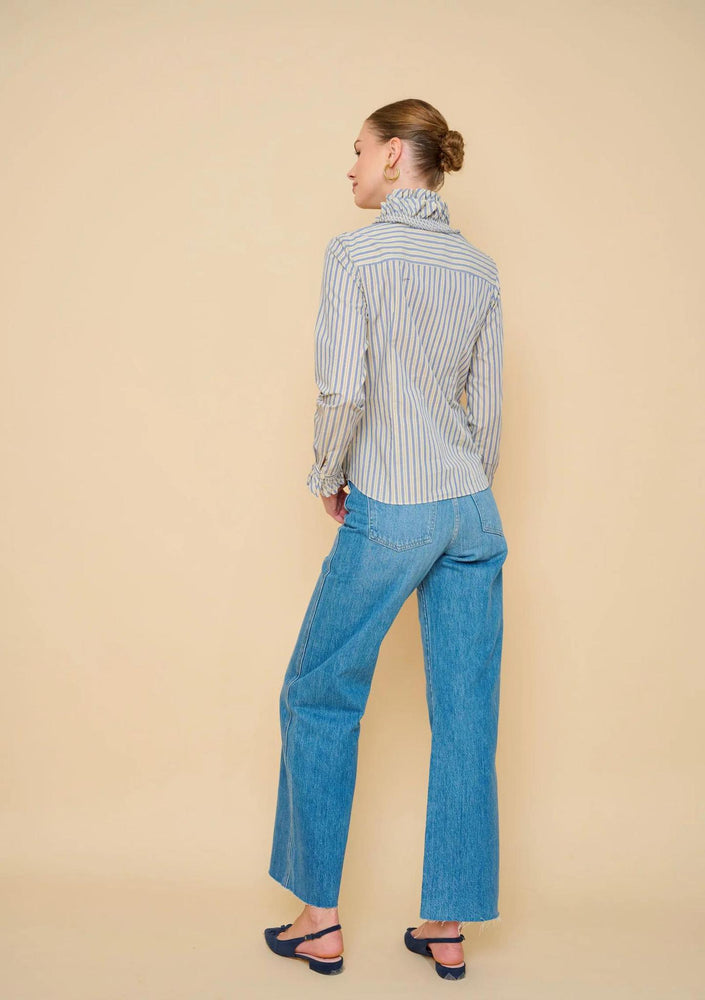 Indie Blouse - Roman Stripe