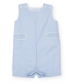 Wells Shortall - Light Blue Box Plaid