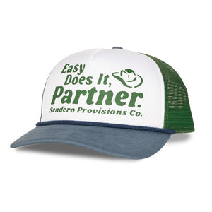 Easy Does It Hat White / Green