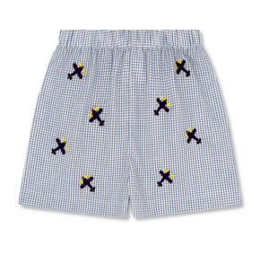 Jackson Short Newberry Navy Windowpane