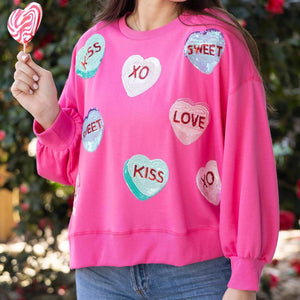 Candy Hearts Millie Sweatshirt