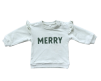 Merry Ruffle Sweatshirt