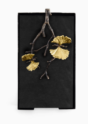 Butterfly Ginkgo Guest Towel Holder