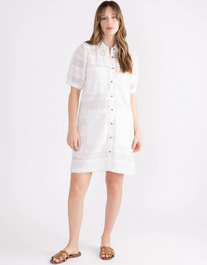 Celine Dress Washed White