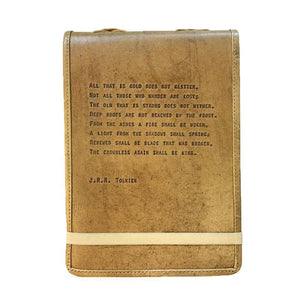 Large J.R.R. Tolkien Leather Journal - 7" x 9.75