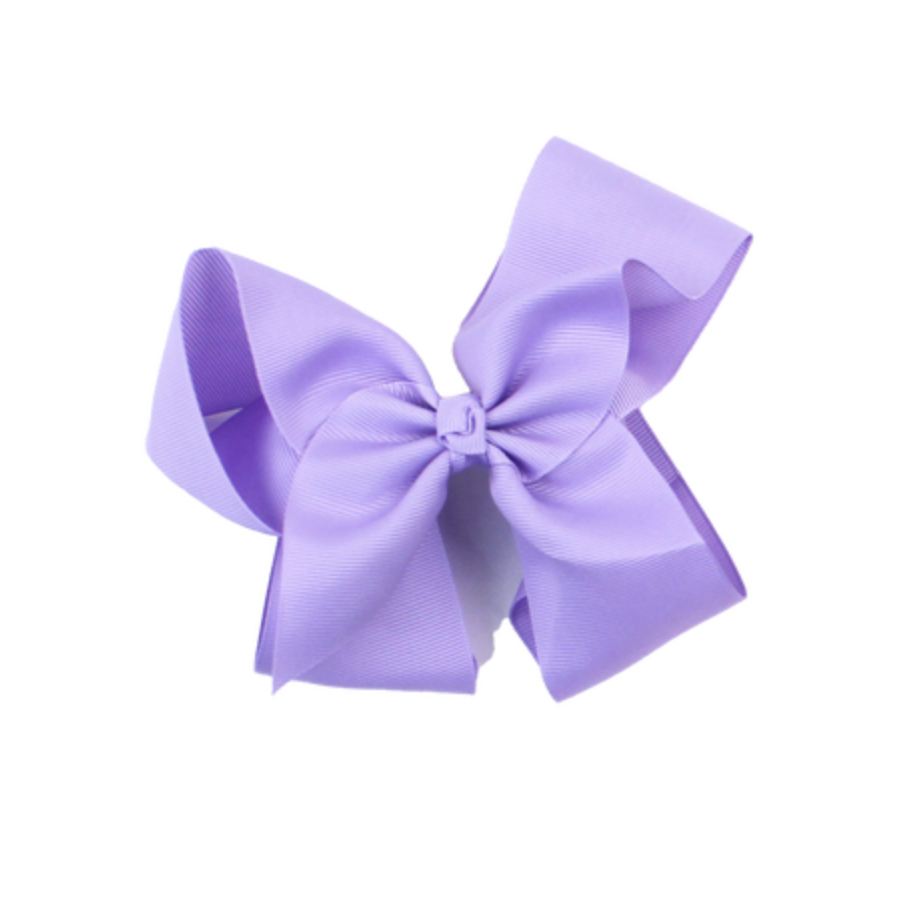 Light Lilac Big Bow Hair Clip