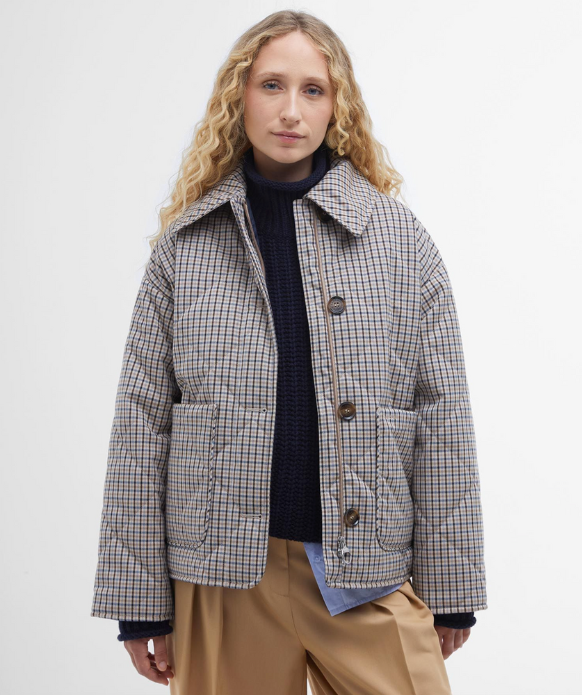Cassidie Check Quilted Jacket – Burlap Ranch Mercantile