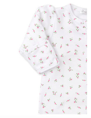 Garden Roses Footie w/Zip Ruffle