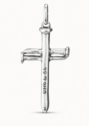 Big Cross Charm Silver