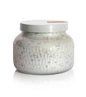Pumpkin Dulce White Mercury Etched Candle
