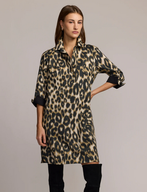 Aileen 3/4 Sleeve Animal Print Dres