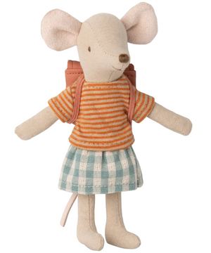 Tricycle Mouse, Big Sister - Coral