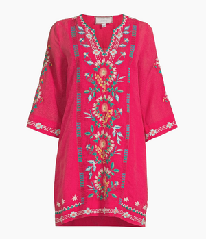 Seamed Swing Dress - Watermelon