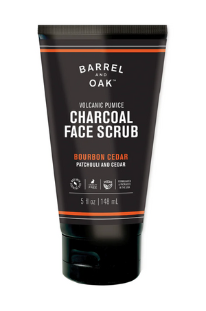 Volcanic Pumice Charcoal Face Scrub - Bourbon Cedar 5 fl oz