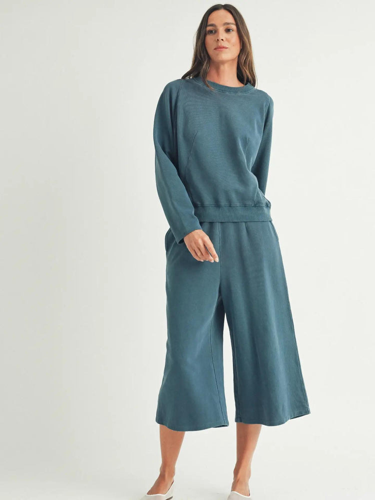 Cropped Wide Leg