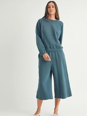 Cropped Wide Leg