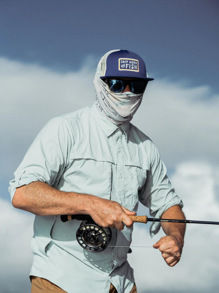 M's Lightweight Fishing Shirt Short Sleeve Ice Water