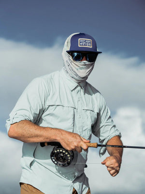 M's Lightweight Fishing Shirt Short Sleeve Ice Water
