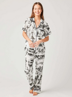 Marfa Toile Pajama Pants Set