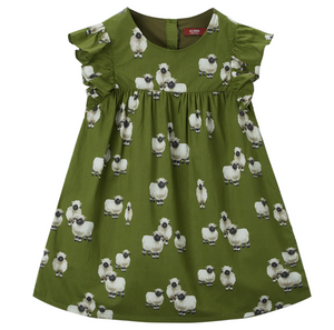 Sheep Butterfly Ruffle Dress