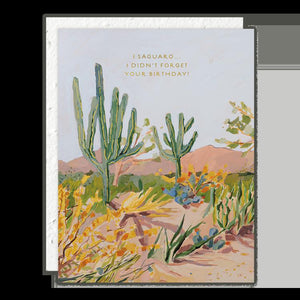 Cactus Birthday Card