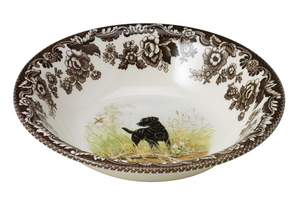Woodland Ascot Cereal Bowl Black Lab