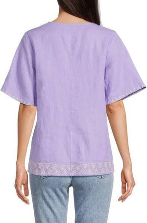 Ruffle Sleeve Field Blouse - Calista