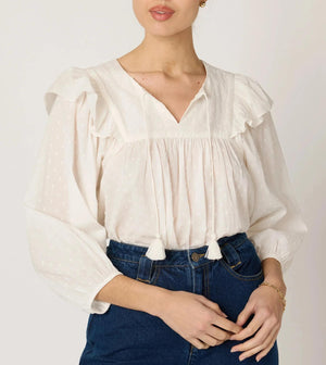 Lina Blouse Ivory
