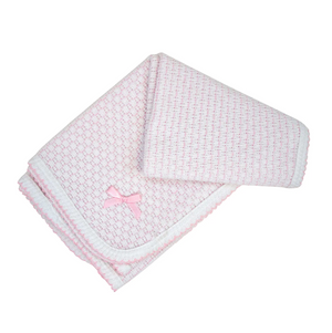 Paty Knit Receiving/Swaddle Blanket