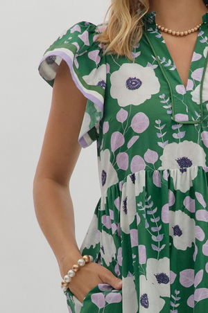 Graham Dress Green