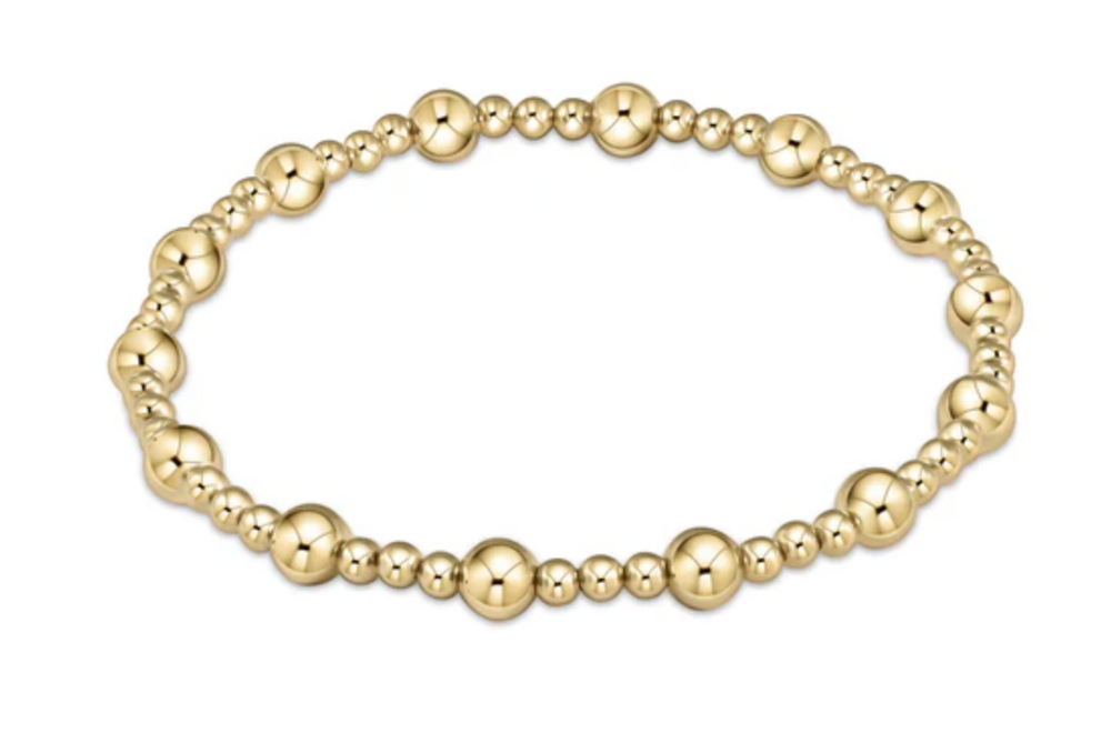 Extends Classic Sincerity Pattern 5mm Bead Gold