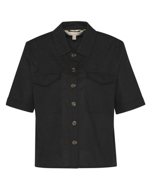 Luna Short-Sleeved Shirt Black