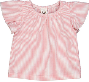 Seersucker Frill Top