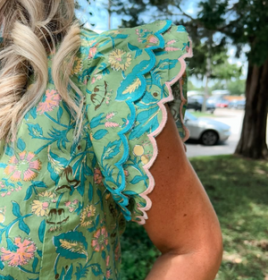 Sage Mix Blouse