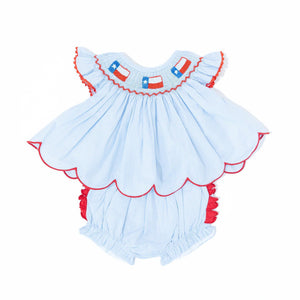 Texas Gingham Diaper Set