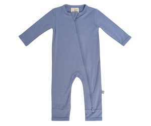Zippered Romper Slate