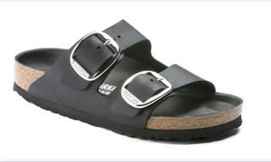 Arizona Big Buckle Oiled Leather - Black