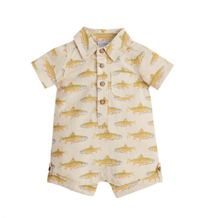 Linen Fish Romper
