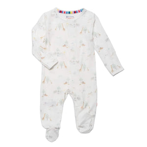 White Serene Safari Modal Magnetic Footie