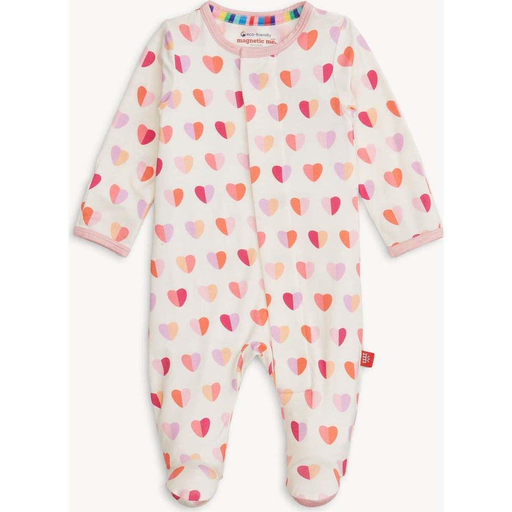 Pink XOXO Magnetic Footie