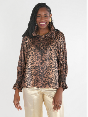 Charlotte Top Lady Leopard