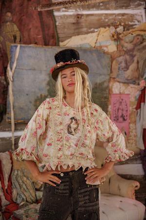 MP 8-1 TOP 1260 Kitty Hyacinth Blouse Petunia