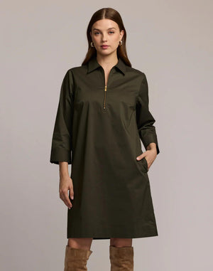 Alessa 3/4 Sleeve Dress Oregano